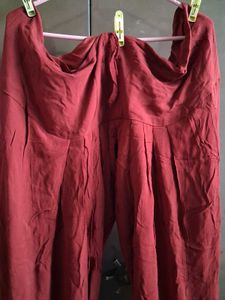 Elegant Maroon Kurta Set with Dupatta