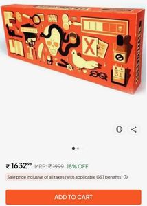 Mystery Board Game Box
