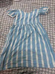 Blue  Pure cotton  Dress