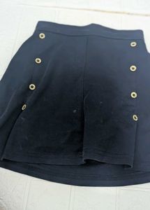 3 SKIRTS....Stylish Navy Skirt with Gold Buttons