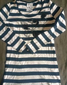 Striped Butterfly Top