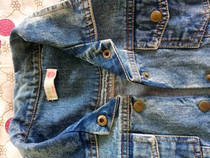 Jeans N Jaket For 15 Years Girl With Crop Top Free
