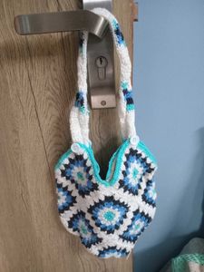 Boho Crochet Shoulder Bag