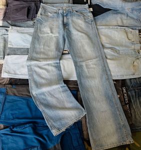 Light Wash Wide Leg Jeans