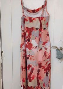 Midi Dress With Cowl Neck Korean Style