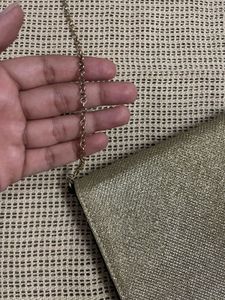 Vintage Black &amp; Gold Beaded Sling