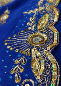 Royal Blue zardozi 💯 an sew work beautiful 😍