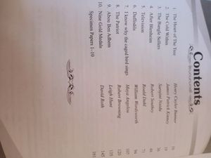 Treasure Trove Workbook (Poem)