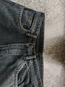 Stylish Dark Wash Wide Leg Jeans