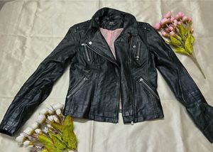 ONLY Black Faux Leather Moto Jacket
