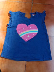 Cute Girl's Blue Top