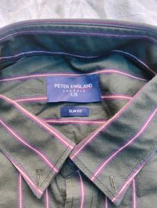 Men's Striped Button-Down Shirt