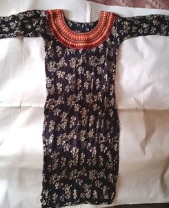 Boho Floral Print Kurti
