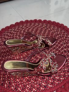 Embellished Red Heels