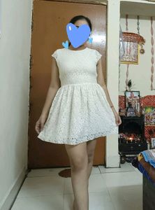 Off-white Mini Dress