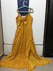 A Long Beautiful Flared Dress