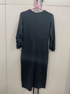 Classic Black V-Neck Sheath Dress