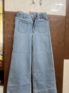 H&amp;M Wide High Waist Jeans