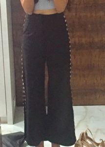 Wide Leg Pants with Accents
