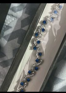 Sparkling Blue &amp; Silver Bracelet