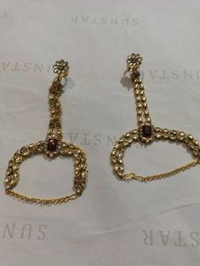 Exquisite Kundan &amp; Pearl Choker Necklace Set