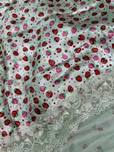 Cute Strawberry Print Summer Dress