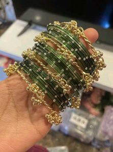 Gold Plated Ghungroo Bangles