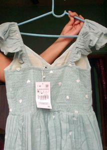 Cute Heart embroidery Summer Dress