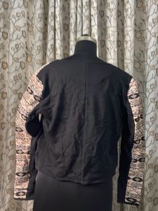 Unique Embroidered Open Jacket