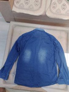 Men's Blue Denim Shirt