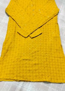 ETHNIC YELLOW KURTA