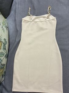 Bodycon  Mini Dress with Chain Straps
