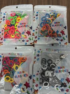 KO Hair Elastics - Multi Color Pack of 4