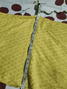 Yellow Embroidered Kurta