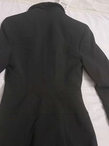 Chic Black Blazer Dress