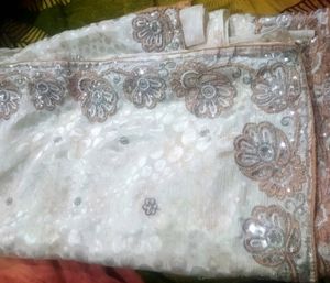 Sequence Work,,brasso Saree