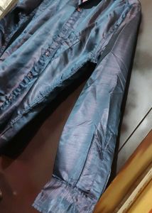 Multi Shining Party Wear Shirt 40 Chest