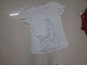 White Graphic Print T-Shirt