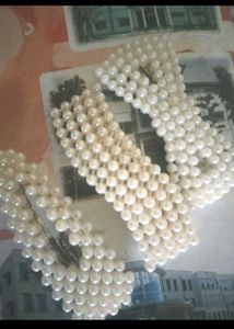 Elegant Pearl Hair Clips Set