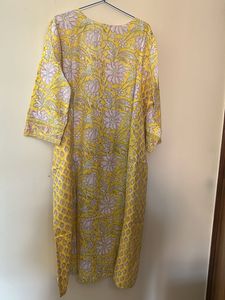 Yellow Floral Kurta