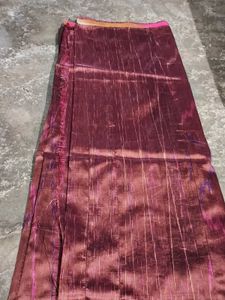 Beautiful Brown Baluchari Silk Saree