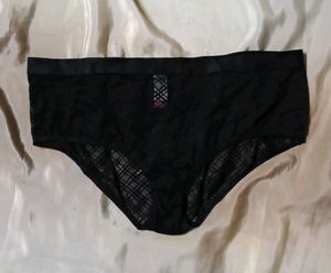 Elegant Black Lace Briefs