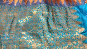 Upada Blue Saree