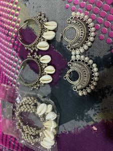 Earingss Oxidised