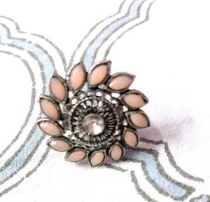 Boho Floral Statement Ring