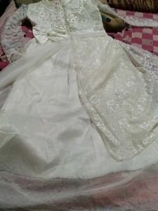 Elegant White Bridal gown