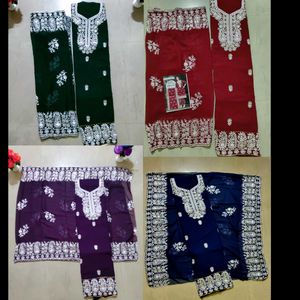 Any Beautiful Dress Material For ONLY 600/-