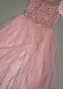 Blush Pink Embroidered gown