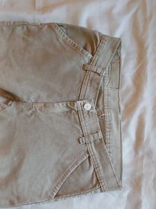 Neutral Tan Casual Pants