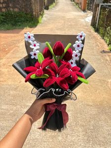 Handmade Crochet Flower Bouquet